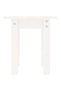 Coffee table, white, Ø 35x35 cm, solid pine wood - 5