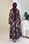 Luce Batik Pattern Skirt Set - Brown - 8