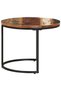 Stackable coffee tables, 2 pcs., solid recycled wood - 3