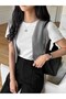 Women's Crew Neck T-Shirt - Oversized T-Shirt - 6