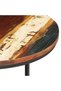 Stackable coffee tables, 2 pcs., solid recycled wood - 5