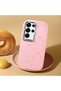 Samsung Galaxy S25 Ultra Compatible Camera Protected Pink Soft Silicone Phone Case Bowknot Patterned - 2
