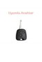 For Peugeot 106 107 206 207 306 307 406 407 Citroen C1 C4 Key Case Cover Black Silver Color - 2