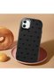 Samsung Galaxy A05 Compatible Camera Protected Black Soft Silicone Phone Case Bowknot Patterned - 2