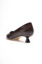 Women's bitter brown crinkled patent leather stiletto heel shoes tr20ms03d - 8