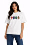 Unisex Women's Men's 4-Piece Ethnic Pattern Front Pattern Printed Oversize Thick Fabric Comfortable Cut Cotton T-Shirt - 2