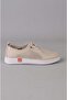 Seç 2485-1 Haki̇ki̇ De Leather Asual Women's Shoes Ecru - 2