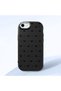 iPhone Se 2020 Compatible Camera Protected Black Soft Silicone Phone Case Bowknot Patterned