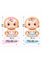 Double Baby Balloon Set (Pink+Blue), Newborn Baby Shower Party Balloon 70cm - 2