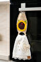 Hand Knitted Figured Kitchen and Bathroom Towel Rack - Wooden Bamboo Decorative Towel Holder - 2