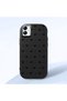 Samsung Galaxy A03 Compatible Camera Protected Black Soft Silicone Phone Case Bowknot Patterned