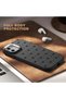 iPhone 18 Pro Max Compatible Case Camera Protector Black Bow Patterned Silicone Lover Couple Phone Case - 4