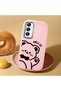 Samsung Galaxy A16 Compatible Camera Protected Pink Soft Silicone Phone Case Cat Patterned - 2