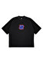Unisex Women's Men's Bape Scratch Design Front Printed Oversize Thick Fabric Relaxed Cut Cotton T-Shirt - 3