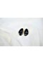 Bkp093 Organic Form Black Earrings (Length 36 mm) - 2