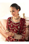 Maroon Faux Georgette Top Bottom & Dupatta - FFT6785 - Maroon - 3
