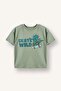 100% Cotton Oversized Dinosaur Printed T-Shirt for Baby Boy H4435A526Sm