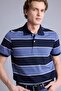 Cotton Regular Fit Striped Short Sleeve Polo T-Shirt G2607Ax26Sp