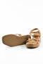 Genuine Suede Leather Camel Women's Sandals - Rgn21 - 5