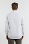 Beige Textured Hard Collar Long Sleeve Pocketed Comfort Fit Cotton Shirt 1004255269 - 5