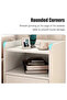 Home Bedside Storage Cabinet With Drawer And Shelf - 4