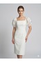 Zms Tulle Balon Sleeve Detail Dress 8119