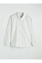 Gray Regular Fit Striped Poplin Men's Shirt - 5