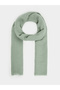 Green Raw Edge Textured Hijab - 3