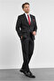 Black Mono Collar Flexible Waist 6 Drop Comfort Fit Full Lining Flexible Suit 1001260151 - 2