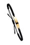 Spotify Women's Men's Yellow Color Metal Drawstring Bracelet - 3