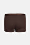 Gray-Brown Patterned Micro Modal Boxer - 3