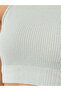 Grey Tonal Jacquard Low Back Sports Bra and Leggings Set - 3