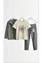 Boy's Top and Bottom 3-Piece Set 7-10 Years Old - 2
