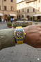Spectrum Silicone Cord Rainbow Series Unisex Wristwatch with Calendar - 2