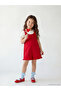 Red Girls' Plain Shorts Salopet