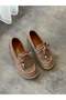 Mink Suede (Shake) Saraçlı Bead Detail Women's Loafers