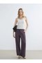 Damson high waist wide leg women's trousers - 3