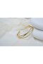 Klpç058 Flat and Cross Textured Triple Open Gold Clamp (Adjustable)