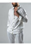 Patterned White Men's Shirt Coc2980 - 3