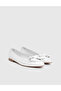 Vireya Genuine Leather White Women's Ballet Flats