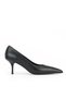 , Women's Genuine Leather Heeled Shoes 1611059Z1312 Black - 3