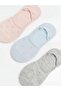 Lace-Like Knit Women's Ballet Flats Socks 3-Pack (S6) - 2