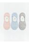 Lace-Like Knit Women's Ballet Flats Socks 3-Pack (S6)