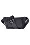 Bloombag Noir Black Genuine Leather Crossbody Belt Bag