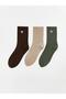 Heart Embroidered Women's Socks 3-Piece Set (S6)