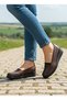 Full Orthopedic Padded Sole Laser Pattern Mother Women's B Ballet Flats Daily Shoes - 4