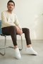 Kb N09 White Skin Casual Men's Shoes - 4