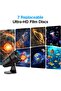 2-in-1 Galaxy Star Projector & Wall Lamp, HD Wide Projection Planetarium Light, 7 Modes Starry Night - 5