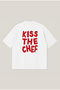 Kiss the Cheff Oversize Boxy Cut Unisex 100% Cotton Printed Tshirt |   Streetwear
