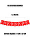 National Holidays Decoration Set Turkish Flag Balloon Flag Banner Stick Flag String Flag Set - 4